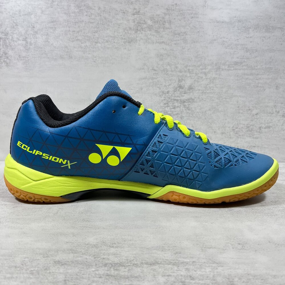 Yonex Eclipsion X Power Cushion Badminton Shoes - Men's Size 10 - Blue Green - Picture 2 of 10